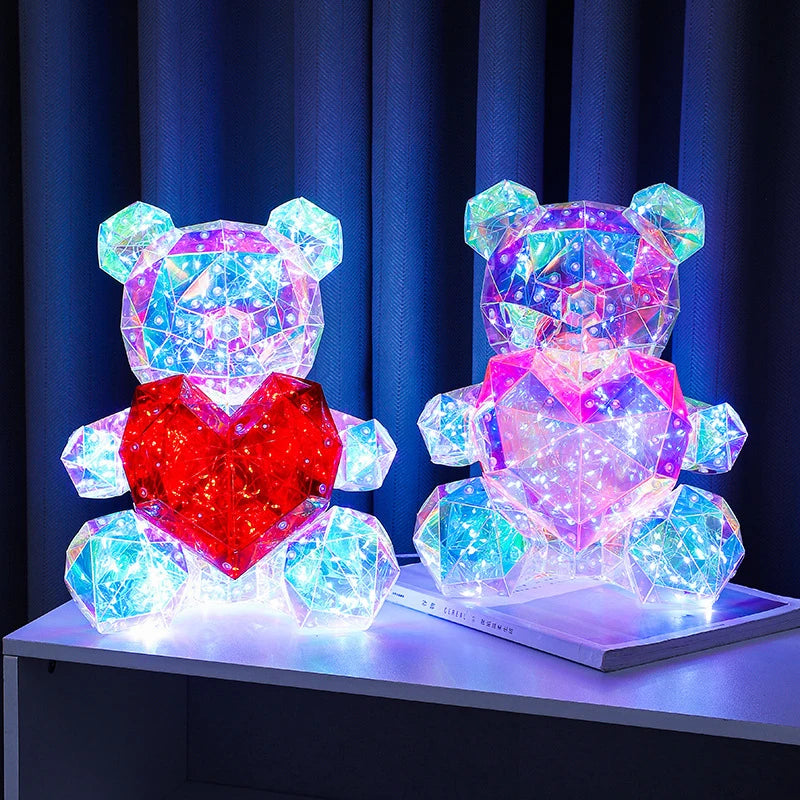 Glowing Teddy Bear Lamp