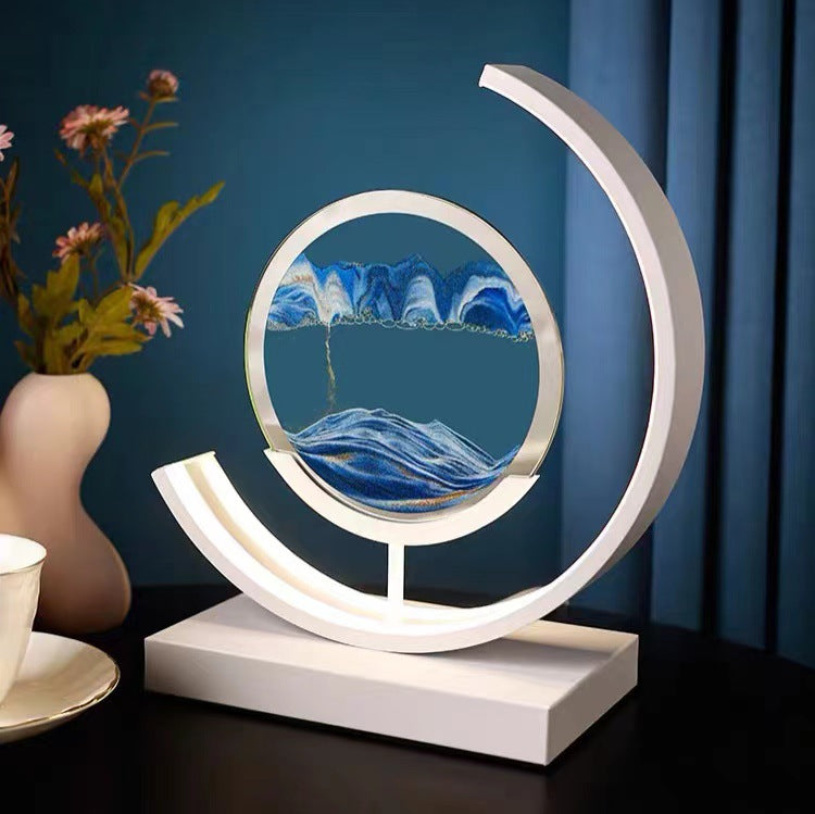 Flow Sand Painting LED USB Table Lamp