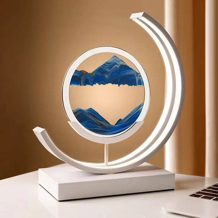 Flow Sand Painting LED USB Table Lamp