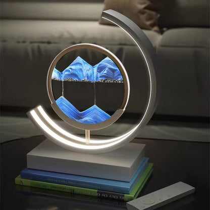 Flow Sand Painting LED USB Table Lamp