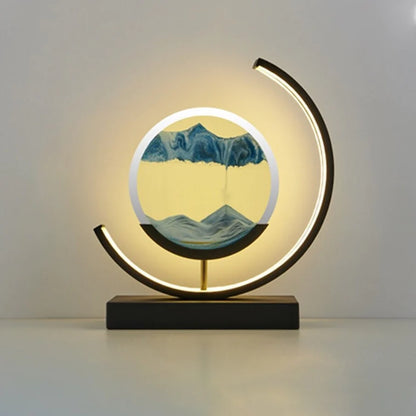 Flow Sand Painting LED USB Table Lamp