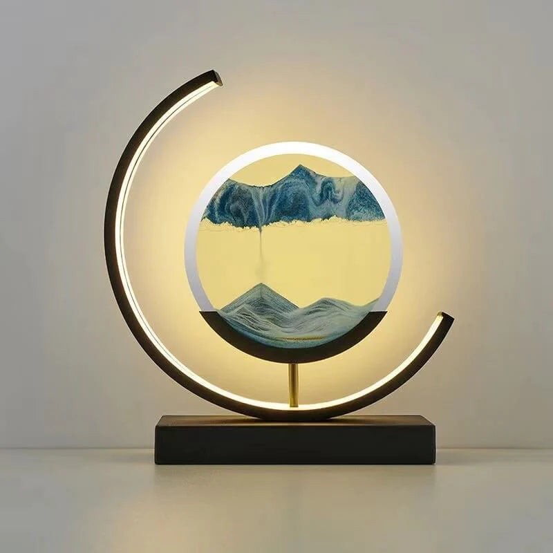 Flow Sand Painting LED USB Table Lamp