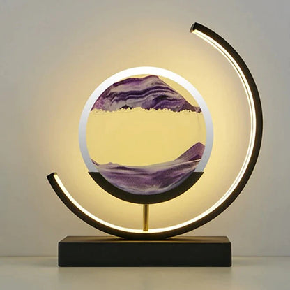 Flow Sand Painting LED USB Table Lamp